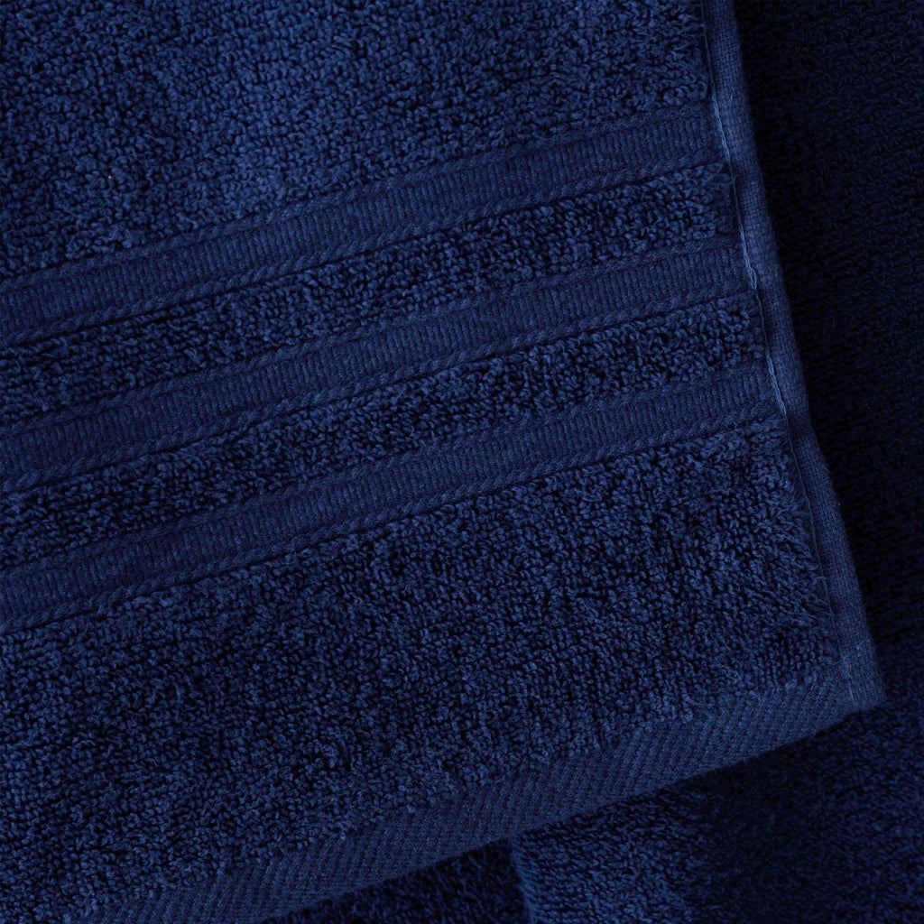 Catherine Lansfield Zero Twist Navy Blue Cotton 6 Piece Towel Bale Set