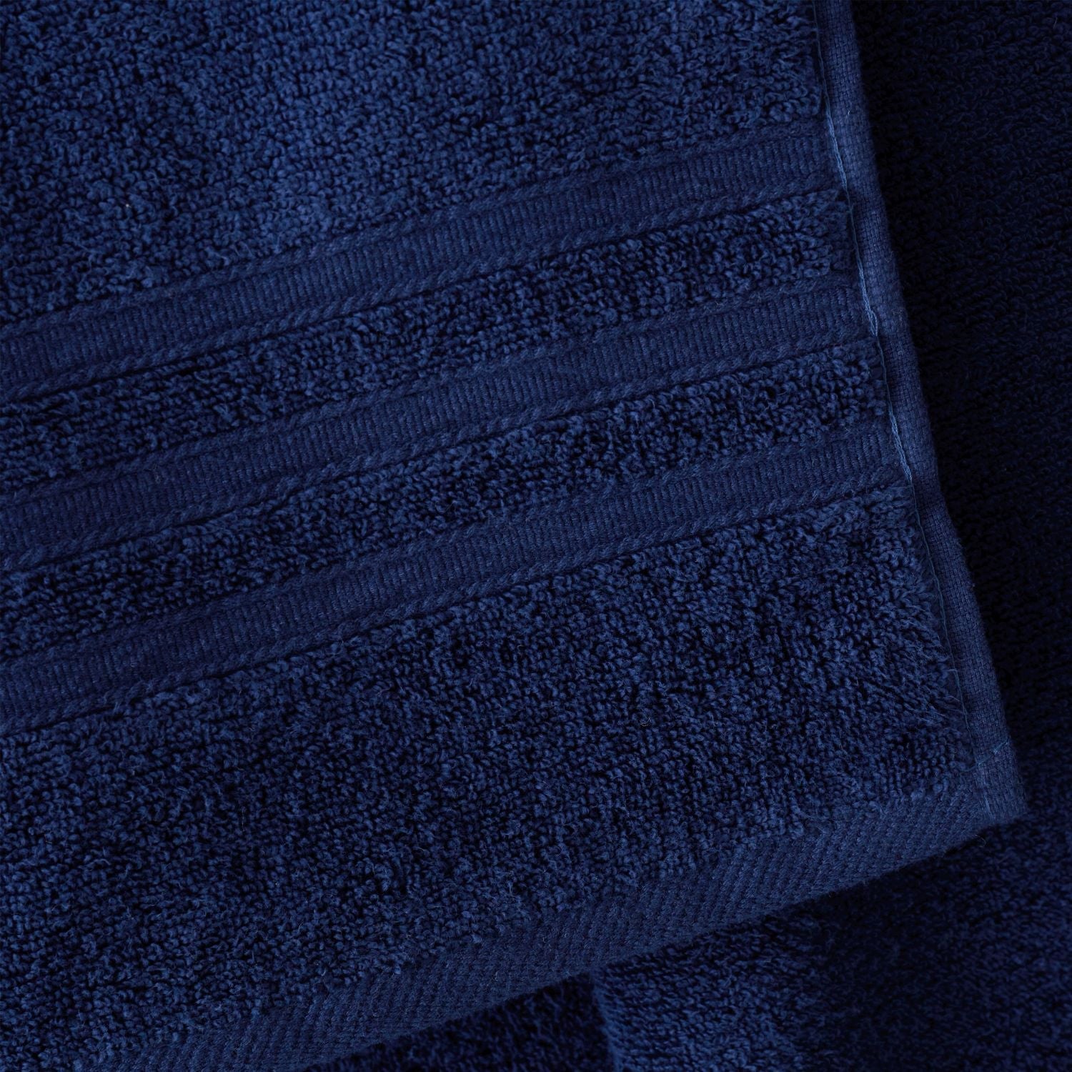 Catherine Lansfield Zero Twist Navy Blue Cotton 6 Piece Towel Bale Set