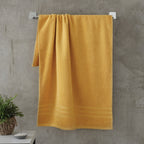 Catherine Lansfield Zero Twist Ochre Cotton Towels