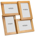 Multi Picture Aperture 6" x 4" Photo Frame Light Wood | M&W