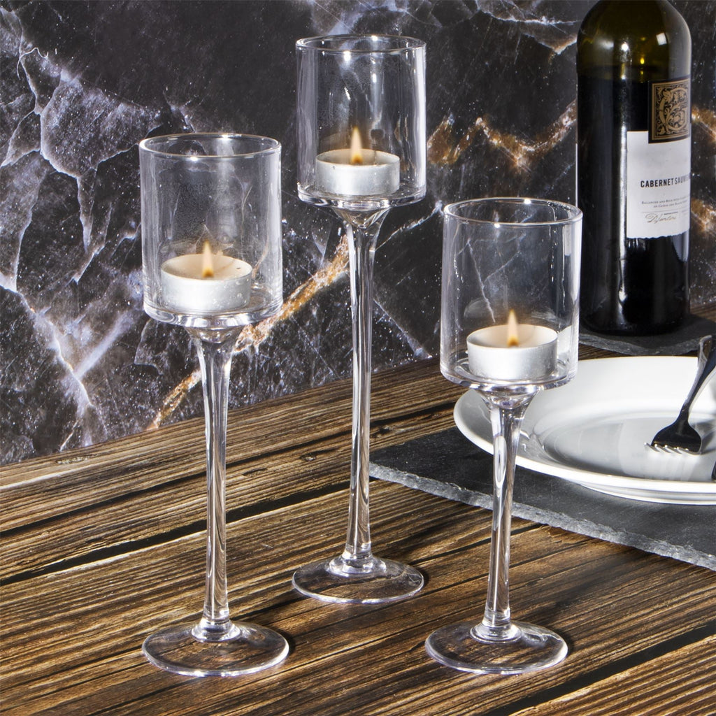Tea Light Candle Holders - Set of 3 | M&W