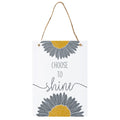 Artisan Flower Hanging Wall Sign