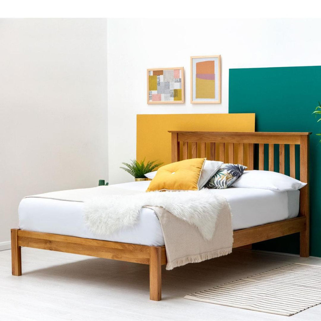 Alderley Solid Oak Wooden Bed - Beales department store