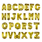 Gold Foil Letter Balloons- 5 Inner Pack