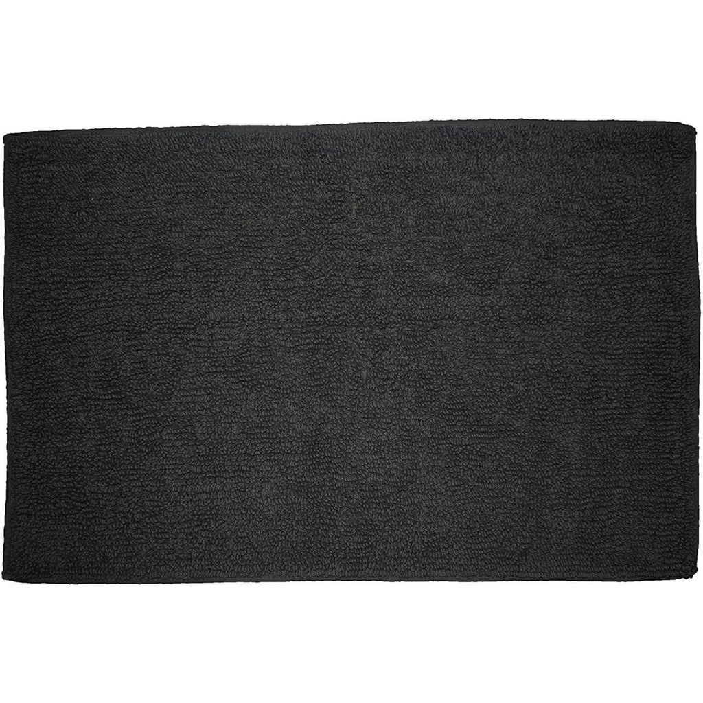 Andorra Bath Mat Charcoal - Beales department store