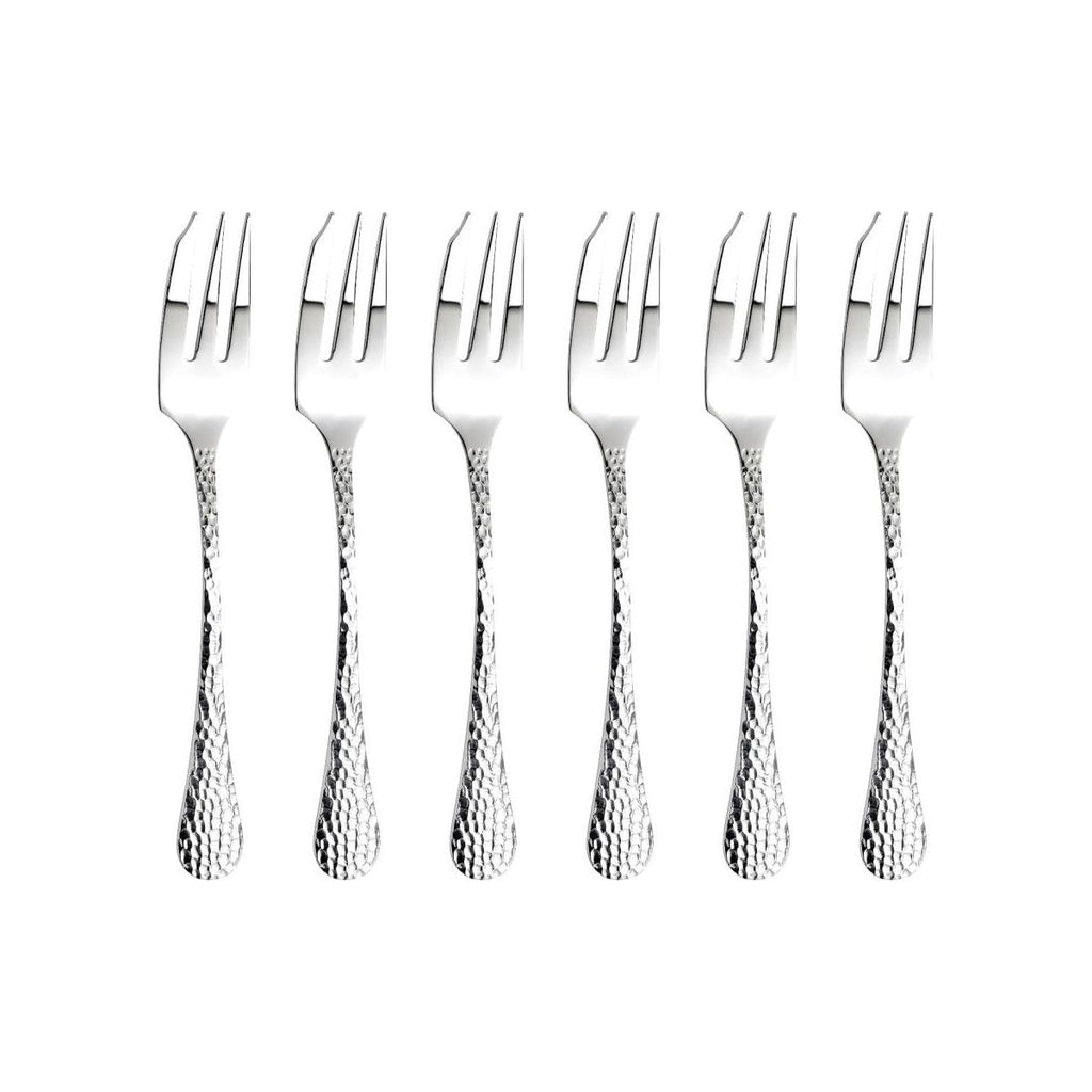 Arthur Price 'Avalon' stainless steel gift boxed set of 6 pastry forks - Beales department store