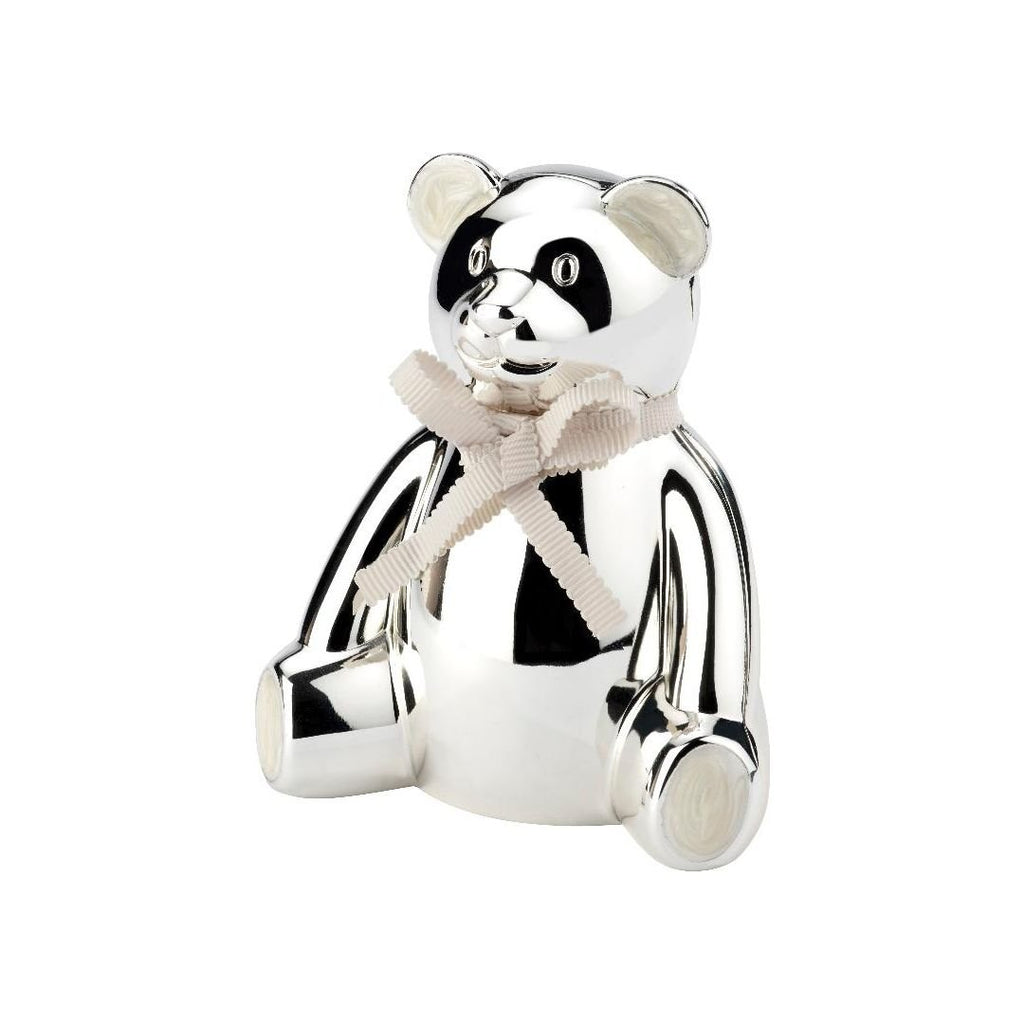 Arthur Price Silver Plated Childrens Gift Teddy Money Box - Beales department store