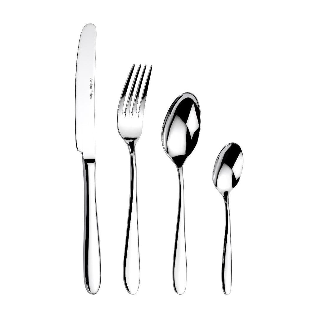 Arthur Price Willow Stainless Steel 24 Piece 6 Person Boxed Cutlery Set - Beales department store