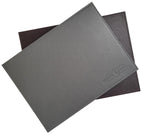 Faux Leather Placemats & Coaster Table Set Grey - 12 Piece | M&W