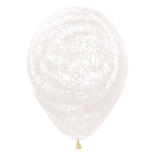 Graffiti Frosty White Balloons - 12" Latex (25pk)