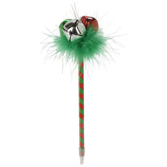 Ballpoint Pen With Christmas Design 23cm Green - Beales department store