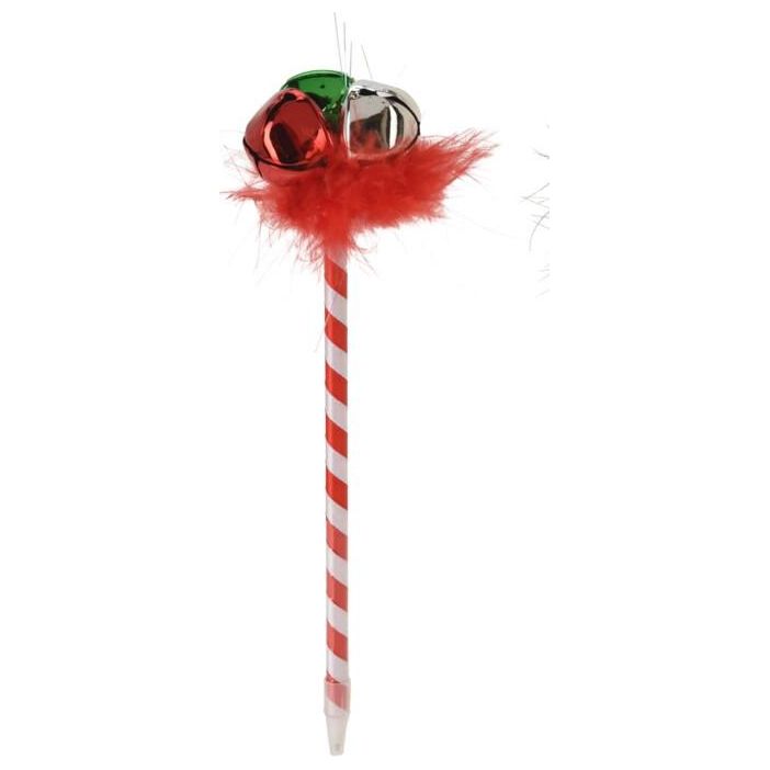 Ballpoint Pen With Christmas Design 23cm Red - Beales department store