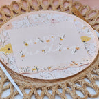 Pink Floral Birthday Napkins
