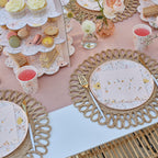 Pink Floral Birthday Napkins- 5 Inner Pack