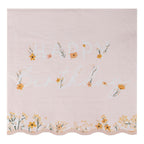 Pink Floral Birthday Napkins