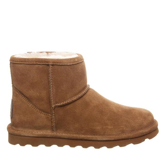 BearPaw Alyssa Ankle Boot - Hickory - Beales department store