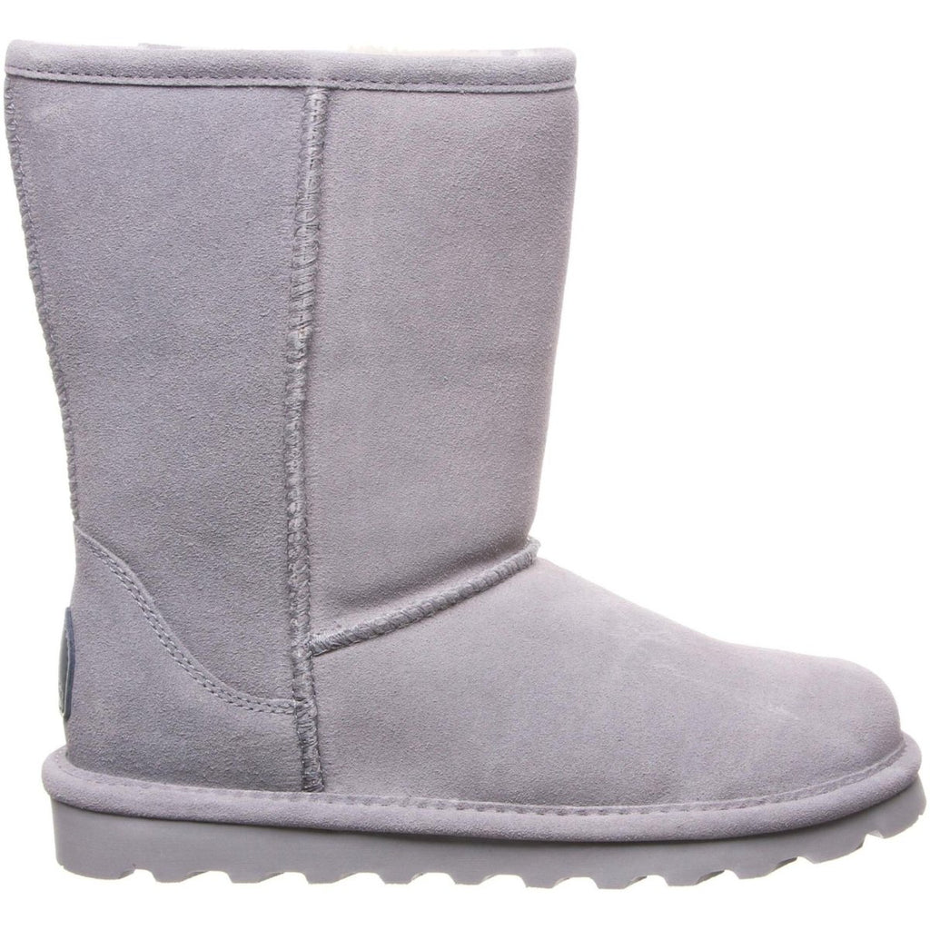 Bearpaw BP00417 Elle Short Boots - Grey Suede - Beales department store