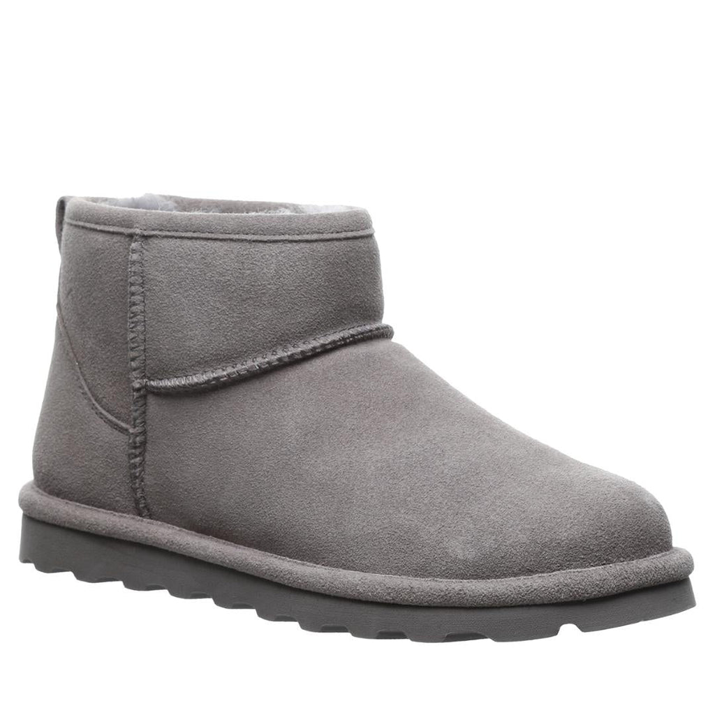 Bearpaw BP00425 Shorty Boots - Grey Suede - Beales department store