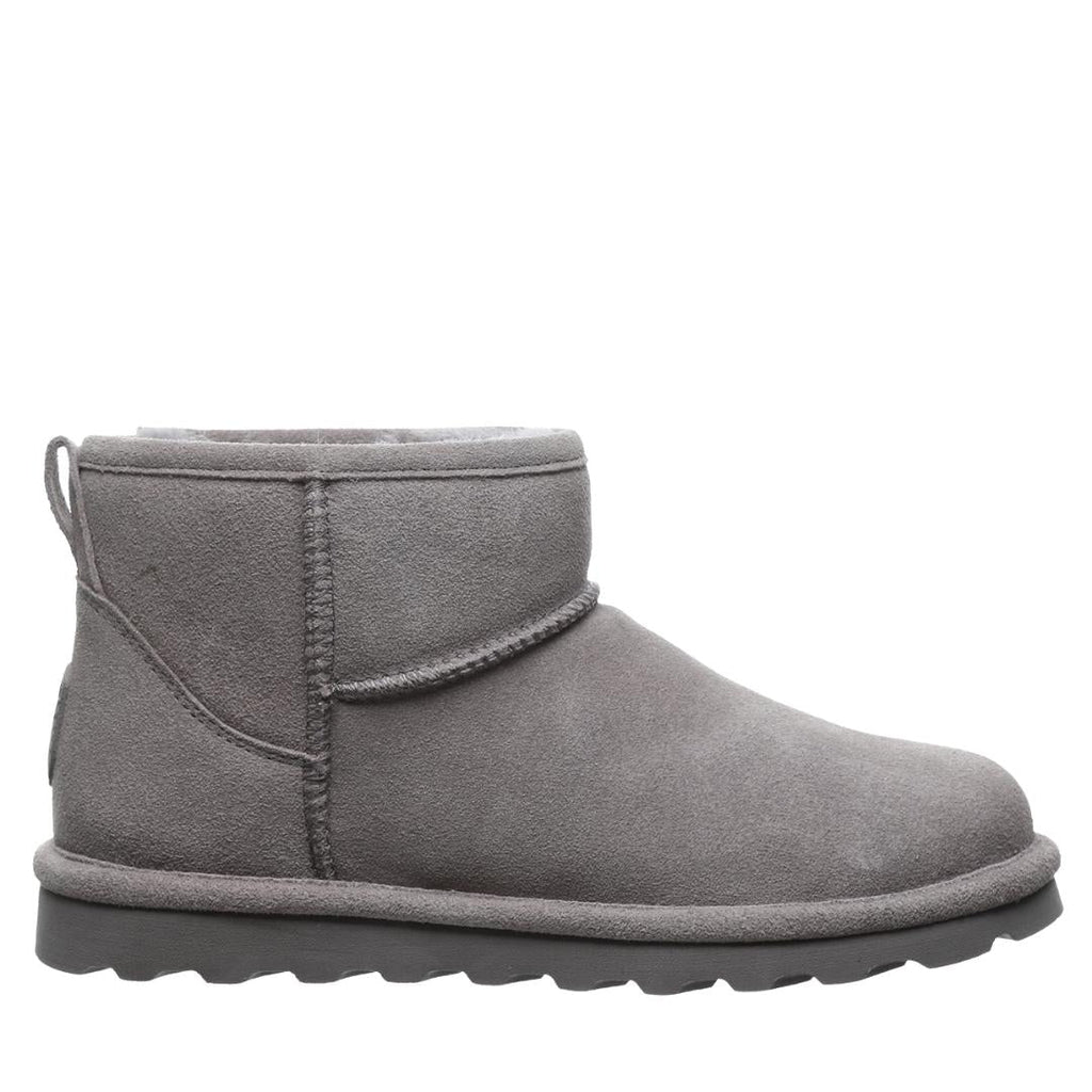 Bearpaw BP00425 Shorty Boots - Grey Suede - Beales department store