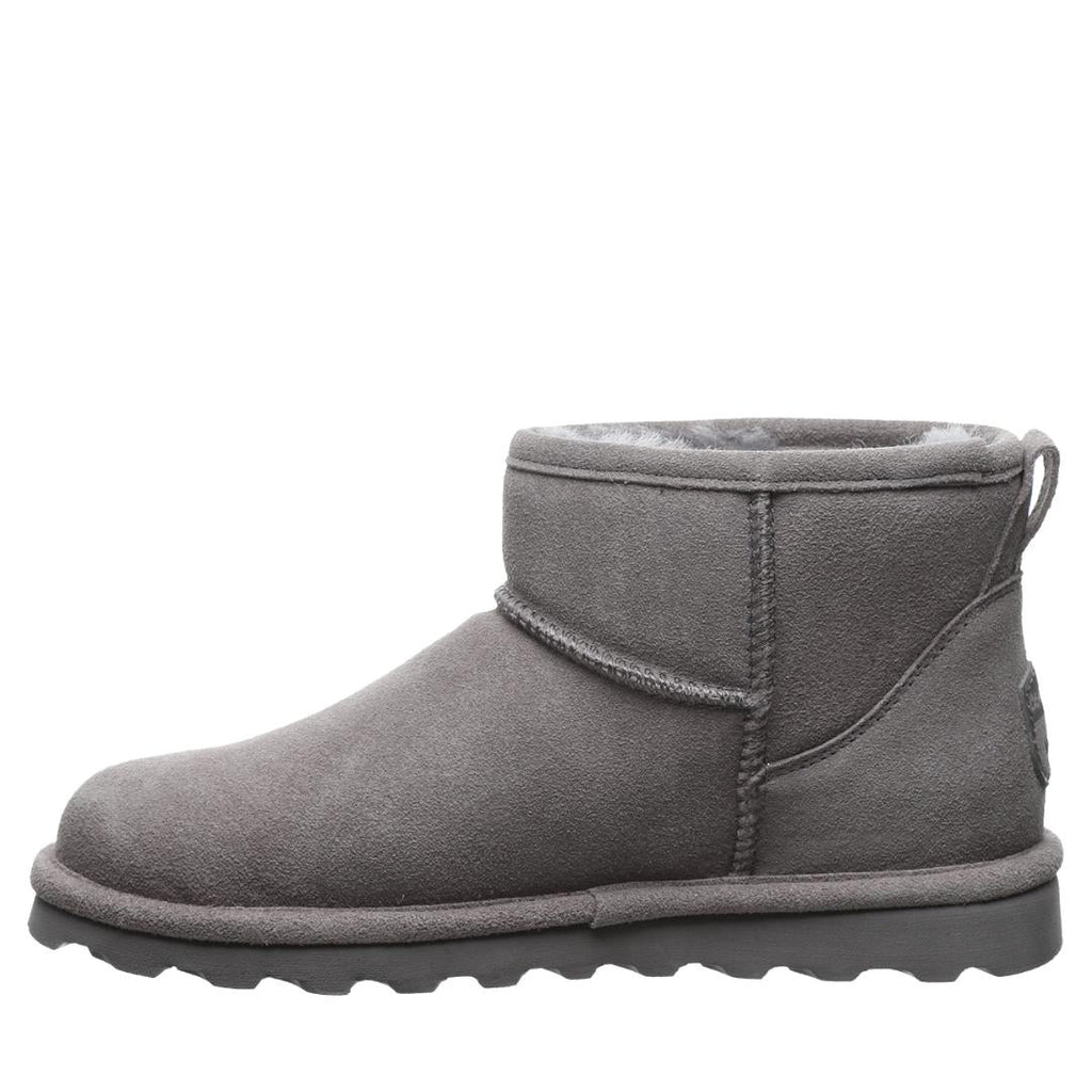 Bearpaw BP00425 Shorty Boots - Grey Suede - Beales department store