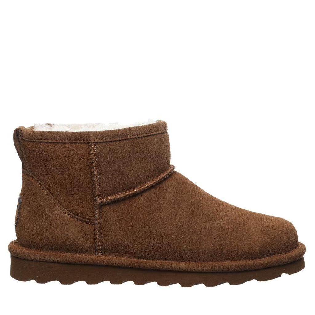 Bearpaw BP00425 Shorty Boots - Hickory Suede - Beales department store