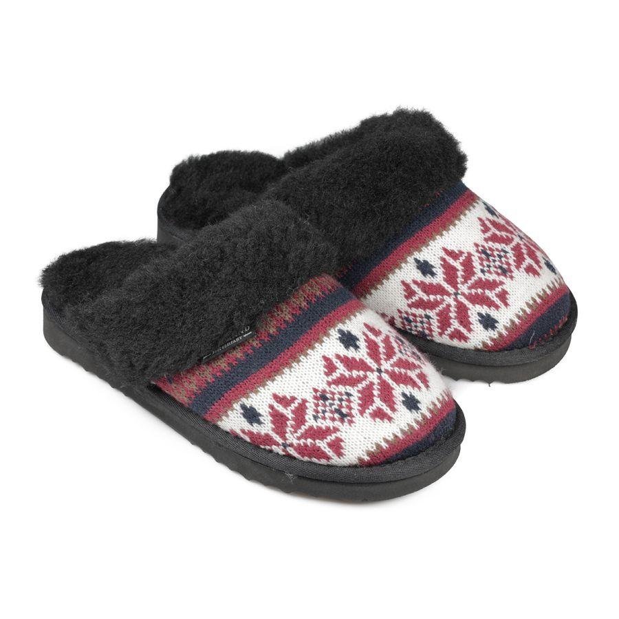 Bearpaw BP00442 Hana Slippers - Dark Red - Beales department store