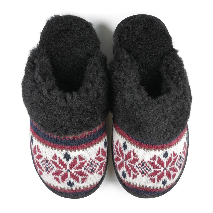 Bearpaw BP00442 Hana Slippers - Dark Red - Beales department store