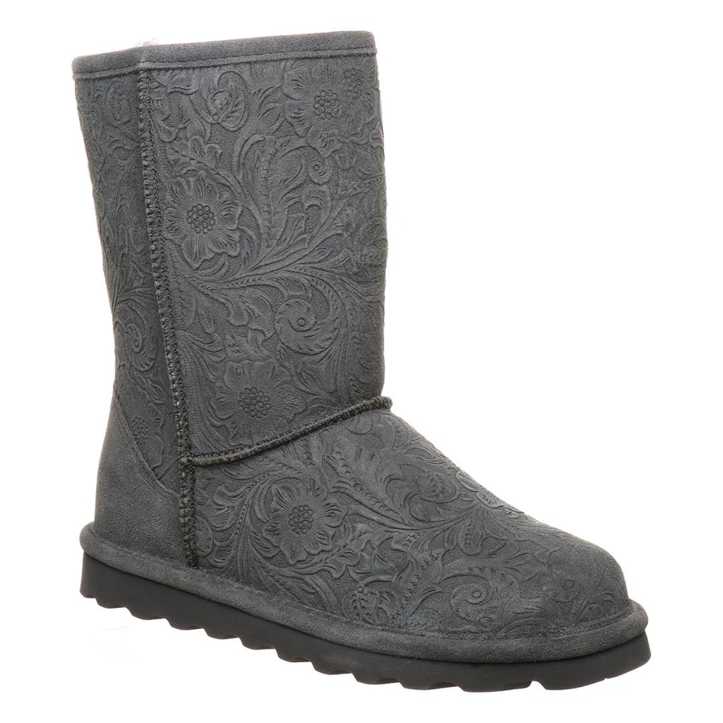Bearpaw Eliana Boot - Charcoal Floral - Beales department store