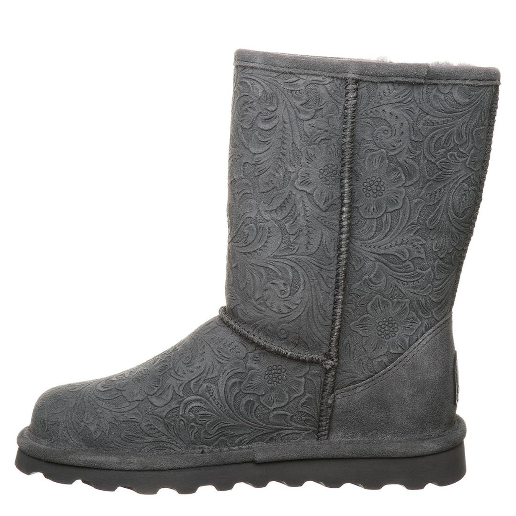 Bearpaw Eliana Boot - Charcoal Floral - Beales department store