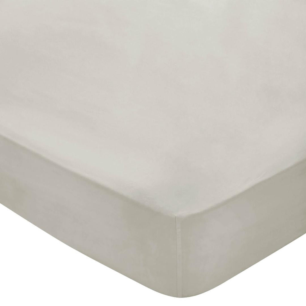 Bedeck of Belfast 300Tc Double Fitted Sheet - Linen - Beales department store