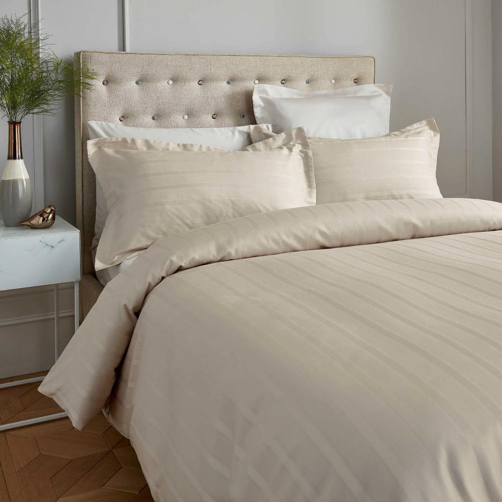 Bedeck of Belfast Fine Linens Moto Duvet Cover Set - Linen - Beales department store