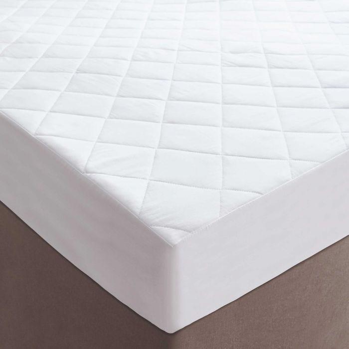 Bedeck of Belfast Quilted Cotton Kingsize Mattress Protector - Beales department store