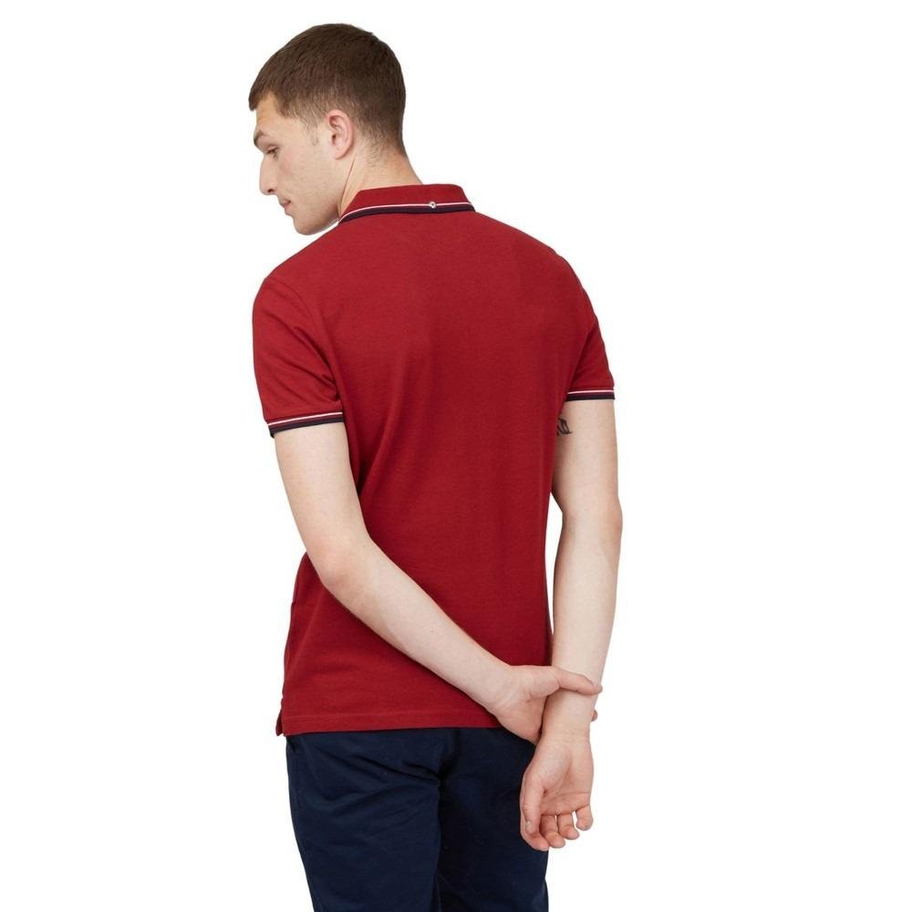 Ben Sherman Signature Polo Shirt - Red - Beales department store
