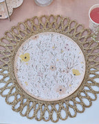 Birthday Bloom Floral Paper Plates - 24.5cm