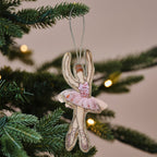Embellished Ballerina Christmas Tree Decoration- 5 Inner Pack