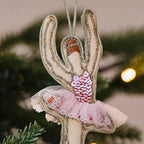 Embellished Ballerina Christmas Tree Decoration- 5 Inner Pack