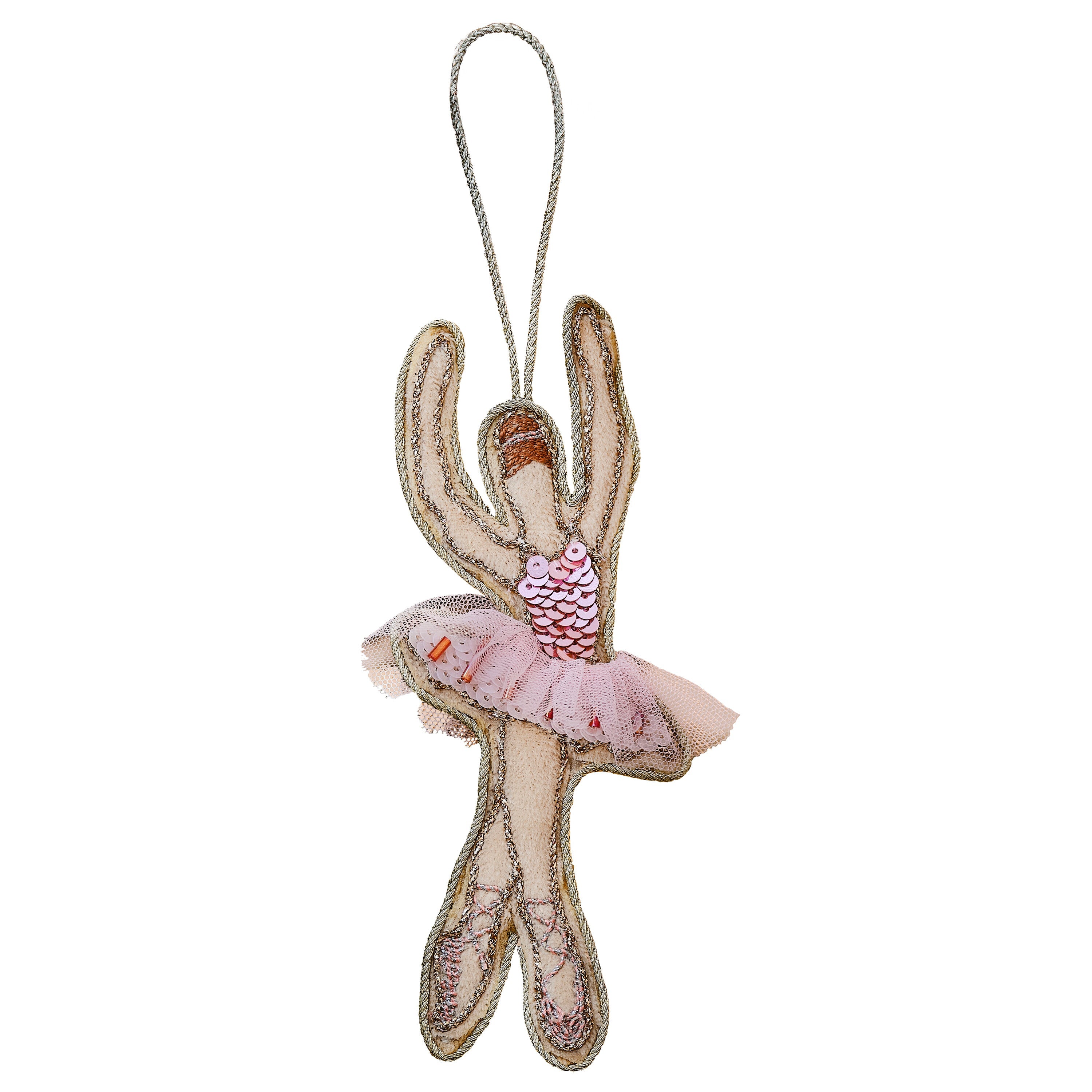 Embellished Ballerina Christmas Tree Decoration