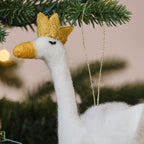 Felt Swan Christmas Tree Decoration- 12 Inner Pack