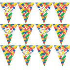 Block Party Paper Flag Bunting - 3.7m