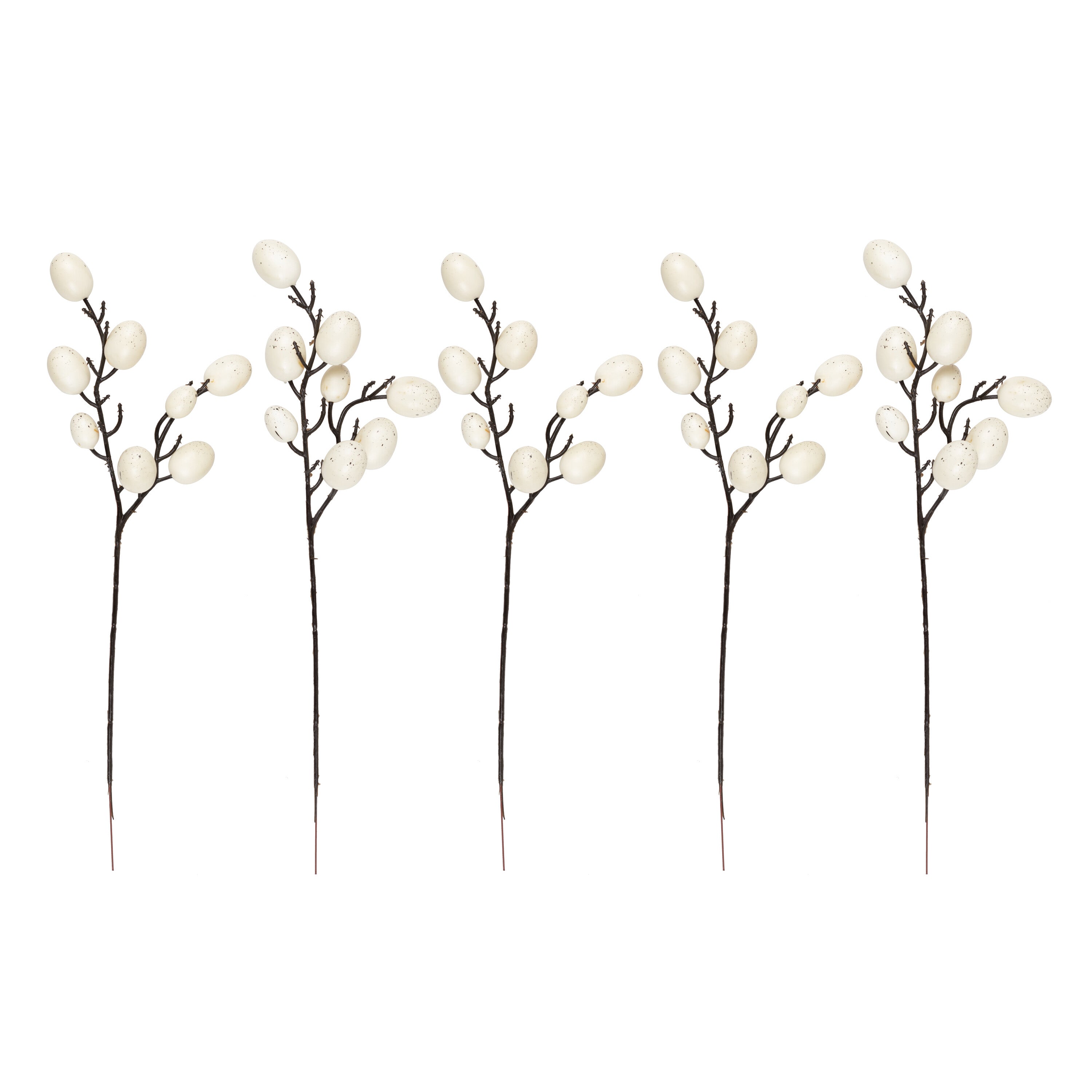 Neutral Easter Egg Stems Decoration- 5 Inner Pack
