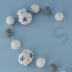 Felt Easter Egg Beaded Garland- 5 Inner Pack