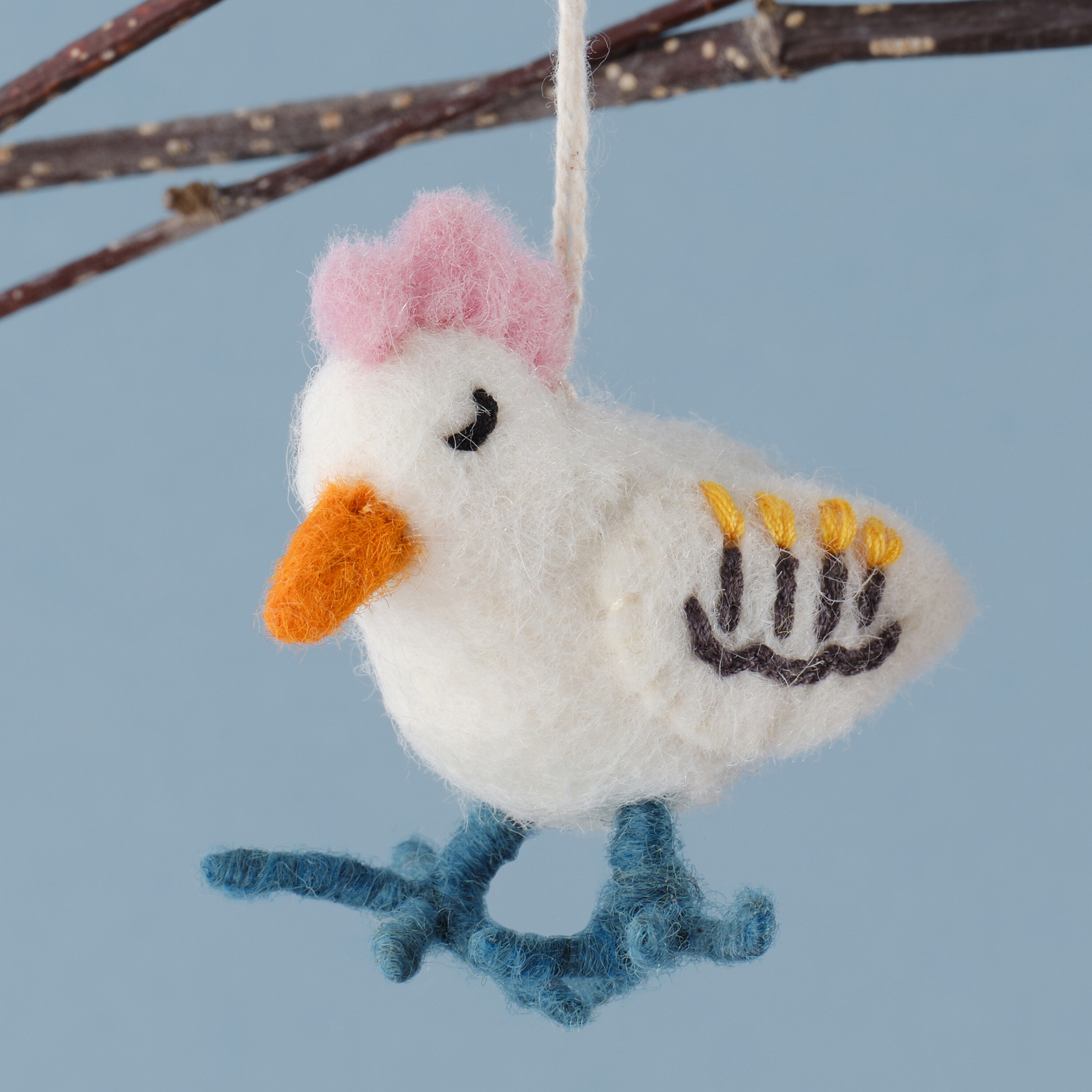 Felt Animal Easter Tree Decorations- 5 Inner Pack