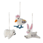 Felt Animal Easter Tree Decorations- 5 Inner Pack