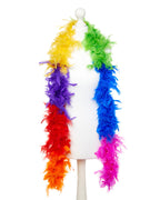 Rainbow Feather Boa -180cm