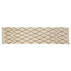 Boho Cream and Grey Runner (60cm x 230cm)