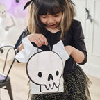 Skull Halloween Paper Party Bags- 5 Inner Pack