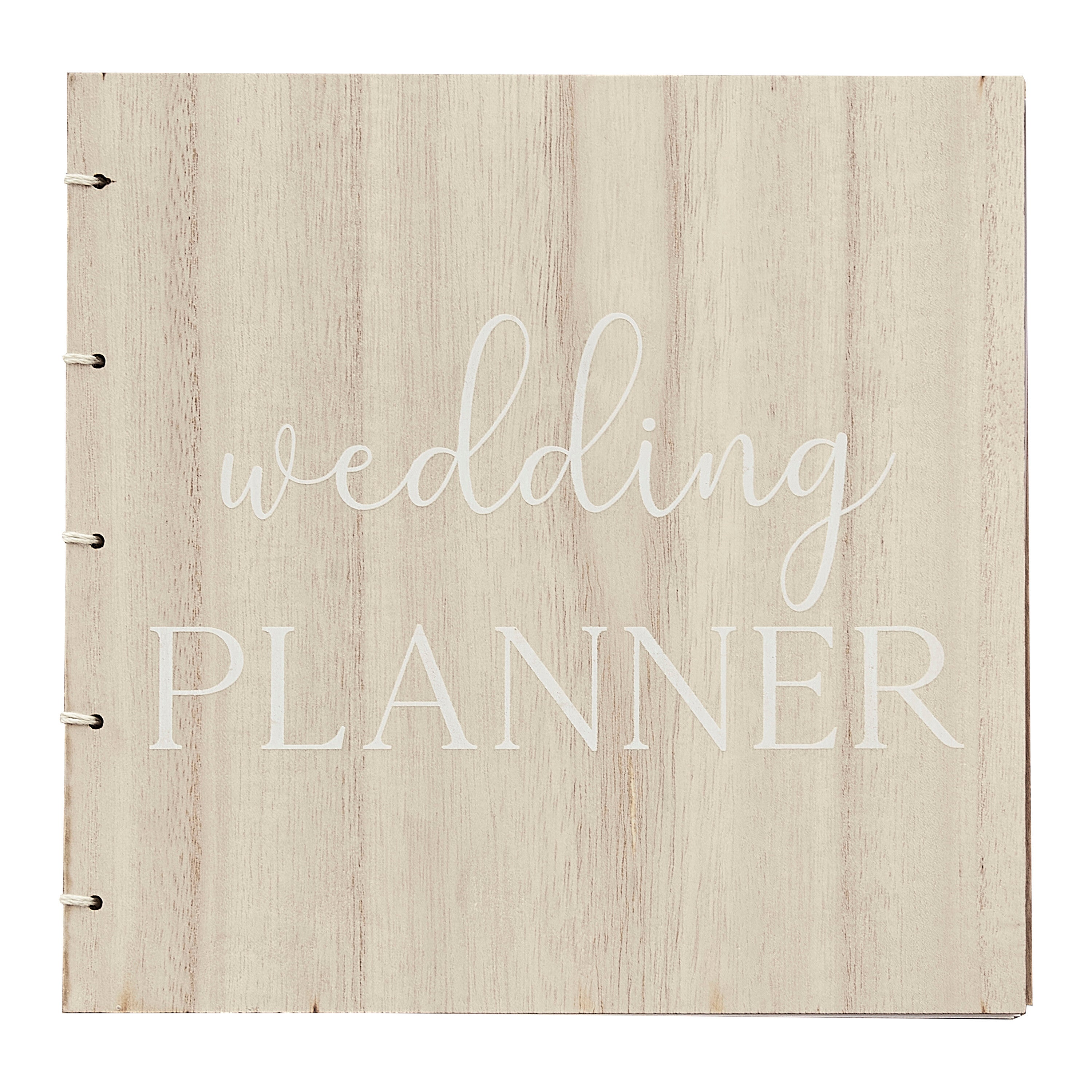 Wooden Wedding Planner