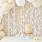 White Leaf Wedding Backdrop- 5 Inner Pack