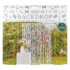 White Leaf Wedding Backdrop