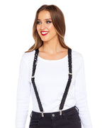 Black Sequin Braces
